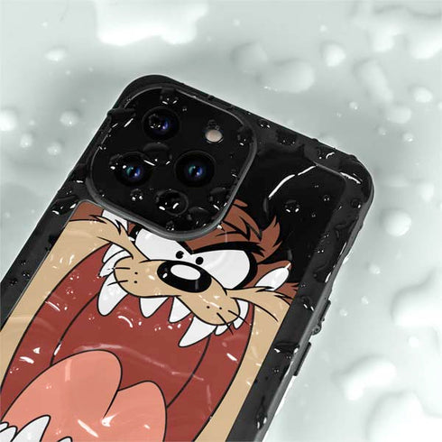 Looney Tunes Taz iPhone 15 Pro Waterproof Case
