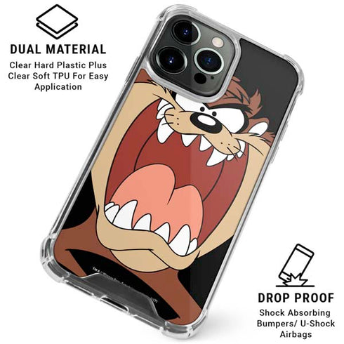Looney Tunes Taz iPhone 16 Pro Max Clear Case