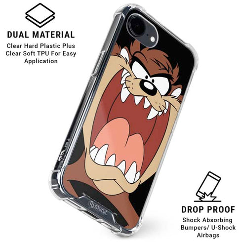 Looney Tunes Taz iPhone 16e Clear Case