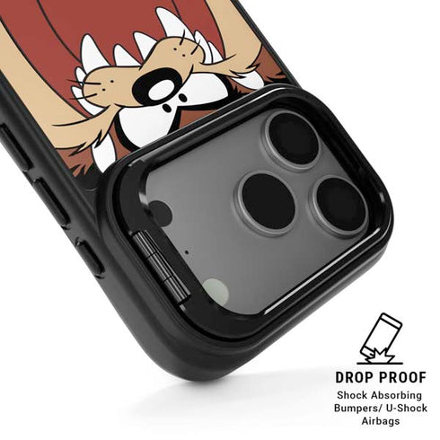 Looney Tunes Taz iPhone 17 Pro Max Kickstand Case