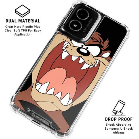 Looney Tunes Taz Moto G Power 5G (2024) Clear Case