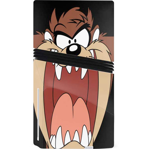 Looney Tunes Taz PS5 Pro Disk Console Skin