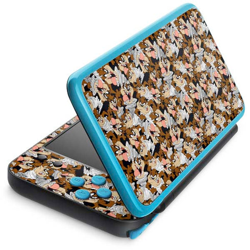 Looney Tunes Taz Super Sized Pattern Nintendo Skins