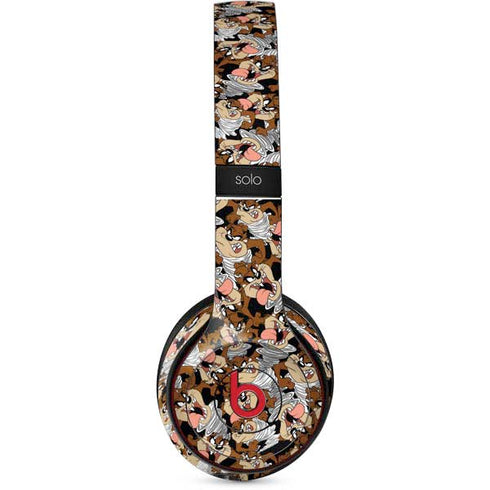 Looney Tunes Taz Super Sized Pattern Beats Solo 2 Wireless Skin
