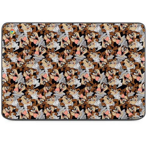 Looney Tunes Taz Super Sized Pattern HP Chromebook Skin