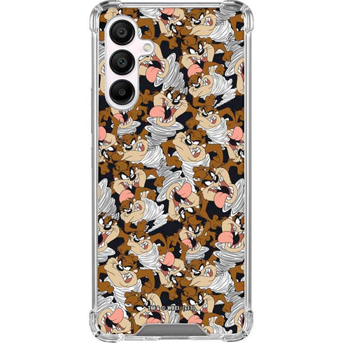 Looney Tunes Taz Super Sized Pattern Galaxy A16 5G Clear Case