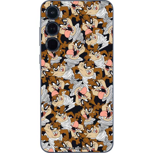 Looney Tunes Taz Super Sized Pattern Galaxy A55 5G Skin