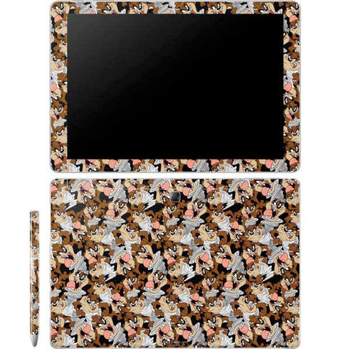 Looney Tunes Taz Super Sized Pattern Galaxy Book 12in Skin