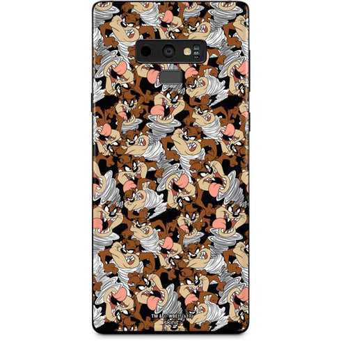 Looney Tunes Taz Super Sized Pattern Galaxy Note 9 Skin