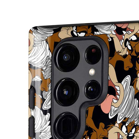 Looney Tunes Taz Super Sized Pattern Galaxy S25 Ultra Impact Case