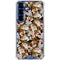 Looney Tunes Taz Super Sized Pattern Galaxy S25 Plus Clear Case