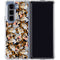 Looney Tunes Taz Super Sized Pattern Galaxy Z Fold5 5G Clear Case
