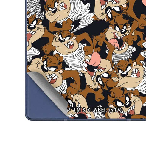 Looney Tunes Taz Super Sized Pattern Galaxy Z Fold6 Skin