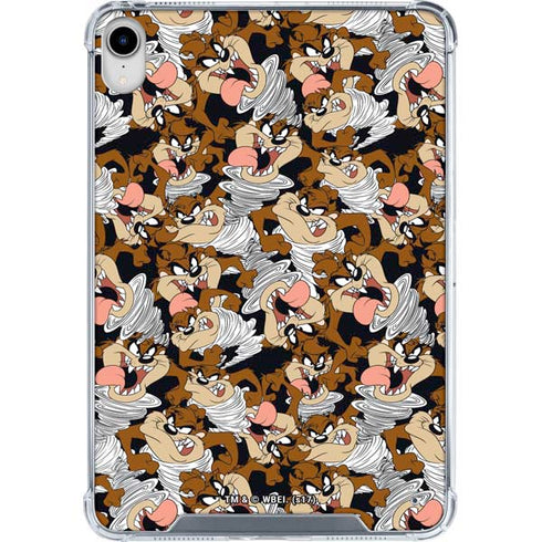 Looney Tunes Taz Super Sized Pattern iPad 11th Gen (2025) Clear Case