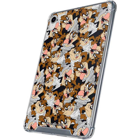 Looney Tunes Taz Super Sized Pattern iPad 11th Gen (2025) Clear Case