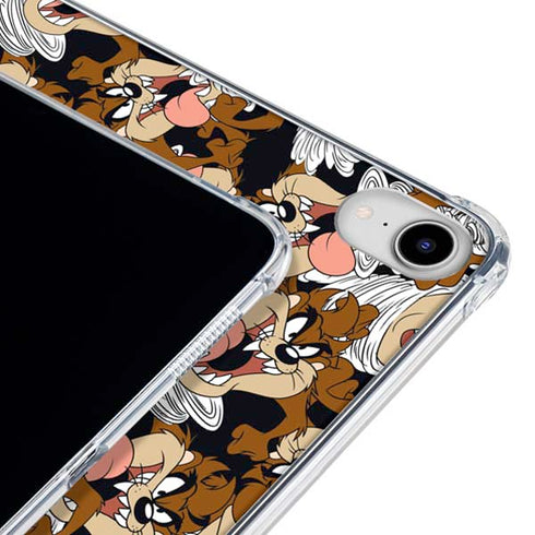 Looney Tunes Taz Super Sized Pattern iPad 11th Gen (2025) Clear Case