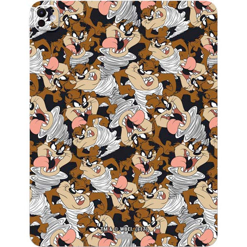 Looney Tunes Taz Super Sized Pattern iPad Pro 13in M4 (2024) Skin