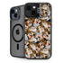 Looney Tunes Taz Super Sized Pattern iPhone 15 Kickstand Case