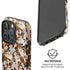 Looney Tunes Taz Super Sized Pattern iPhone 16 Pro Magsafe Impact Case