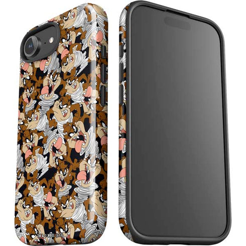 Looney Tunes Taz Super Sized Pattern iPhone 16e Impact Case