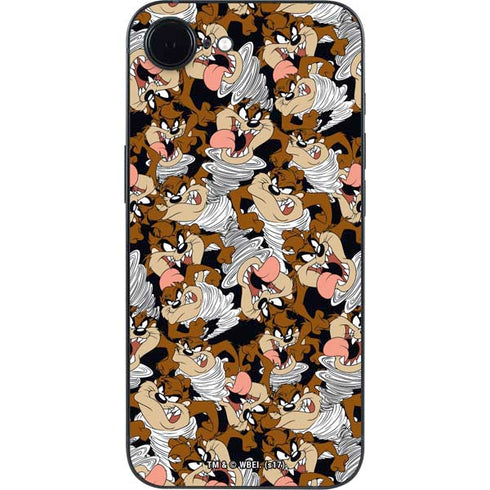 Looney Tunes Taz Super Sized Pattern iPhone 16e Skin