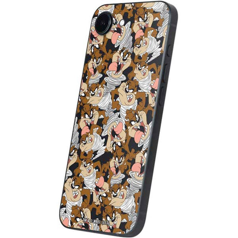 Looney Tunes Taz Super Sized Pattern iPhone 16e Skin