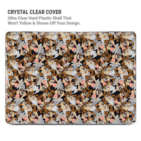 Looney Tunes Taz Super Sized Pattern MacBook Pro 14in (2021-24) Case plus Skin