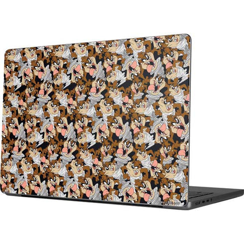 Looney Tunes Taz Super Sized Pattern Apple MacBook Pro 14-inch Skin