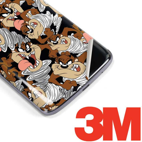 Looney Tunes Taz Super Sized Pattern Moto E5 Plus Skin