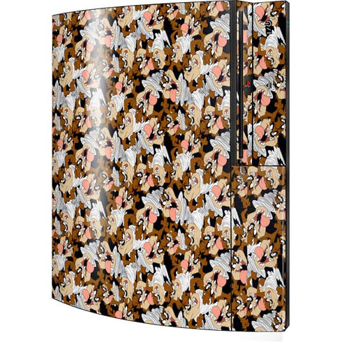 Looney Tunes Taz Super Sized Pattern Playstation 3 & PS3 Skin