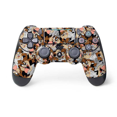 Looney Tunes Taz Super Sized Pattern PlayStation PS4 Skins