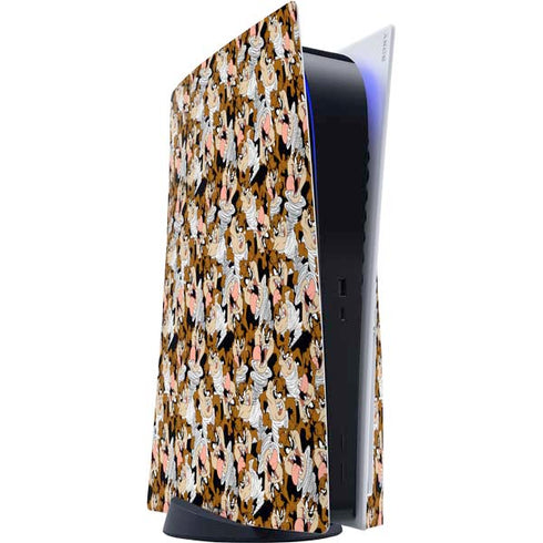Looney Tunes Taz Super Sized Pattern PlayStation PS5 Skins