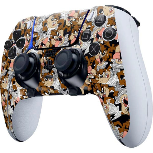 Looney Tunes Taz Super Sized Pattern PS5 DualSense Edge Pro Controller Skin