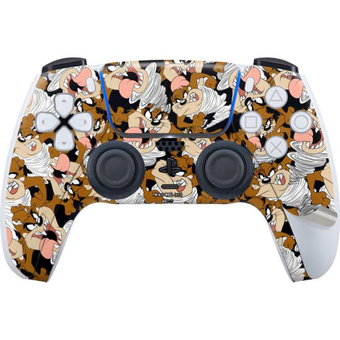 Looney Tunes Taz Super Sized Pattern PS5 Pro Bundle Skin