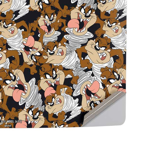 Looney Tunes Taz Super Sized Pattern PS5 Pro Disk Console Skin
