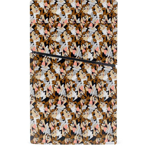 Looney Tunes Taz Super Sized Pattern PS5 Slim Digital Edition Console Skin