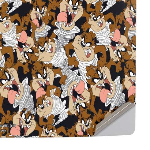 Looney Tunes Taz Super Sized Pattern PS5 Slim Digital Edition Console Skin