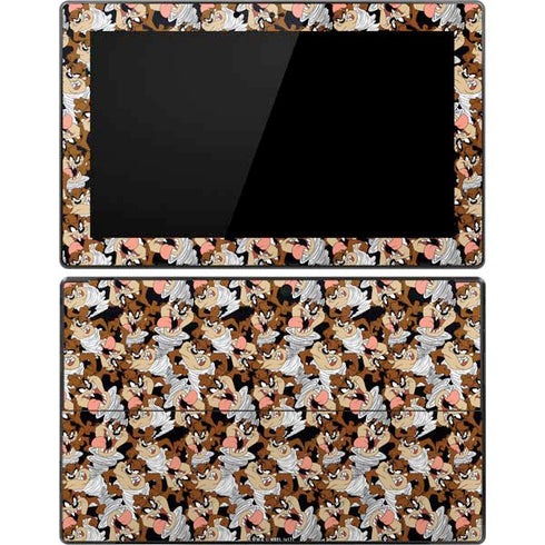 Looney Tunes Taz Super Sized Pattern Surface Pro Tablet Skin