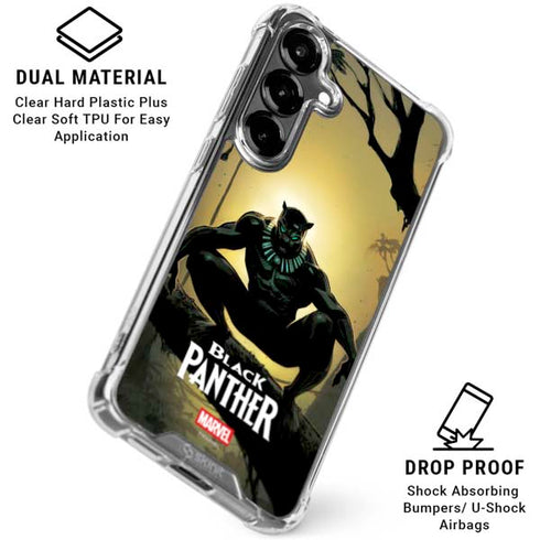 Marvel Black Panther TChalla King of Wakanda Galaxy S26 Clear Case