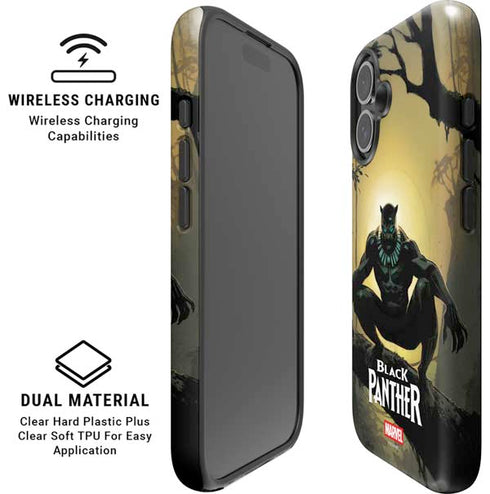 Marvel Black Panther TChalla King of Wakanda iPhone 16 Magsafe Impact Case