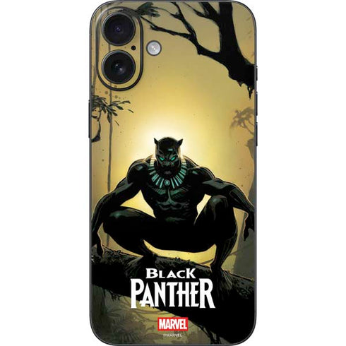 Marvel Black Panther TChalla King of Wakanda iPhone 16 Plus Skin