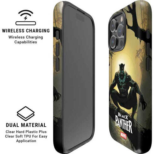 Marvel Black Panther TChalla King of Wakanda iPhone 16 Pro Magsafe Impact Case