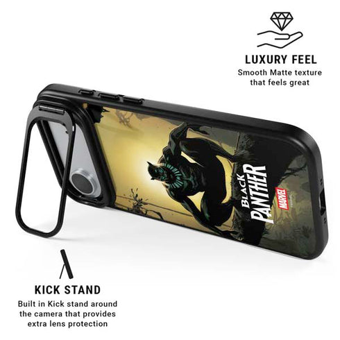Marvel Black Panther TChalla King of Wakanda iPhone 17 Air Kickstand Case