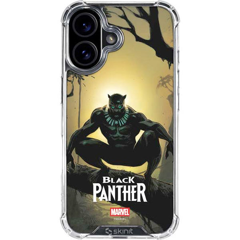 Marvel Black Panther TChalla King of Wakanda iPhone 17 Clear Case