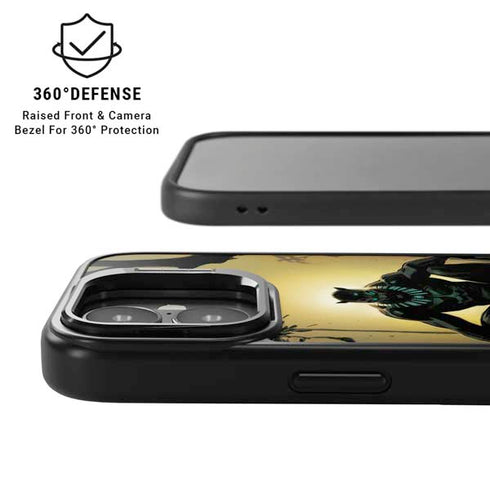 Marvel Black Panther TChalla King of Wakanda iPhone 17 Kickstand Case