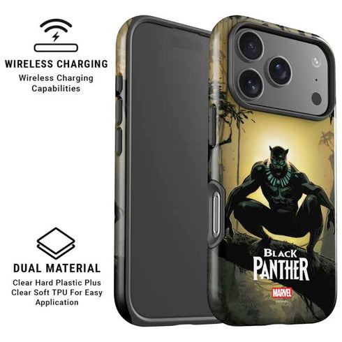 Marvel Black Panther TChalla King of Wakanda iPhone 17 Pro Magsafe Impact Case