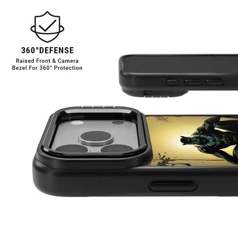 Marvel Black Panther TChalla King of Wakanda iPhone 17 Pro Max Kickstand Case