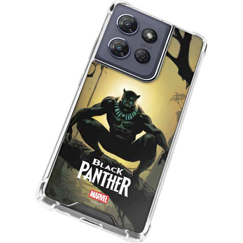 Marvel Black Panther TChalla King of Wakanda Moto G Play 5G (2025) Clear Case