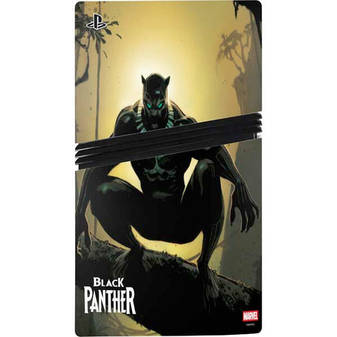 Marvel Black Panther TChalla King of Wakanda PS5 Pro Disk Console Skin