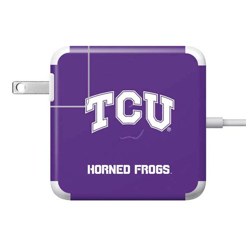 Texas Christian University TCU Horned Frogs 85W Power Adapter (15 and 17 inch MacBook Pro Charger) Skin